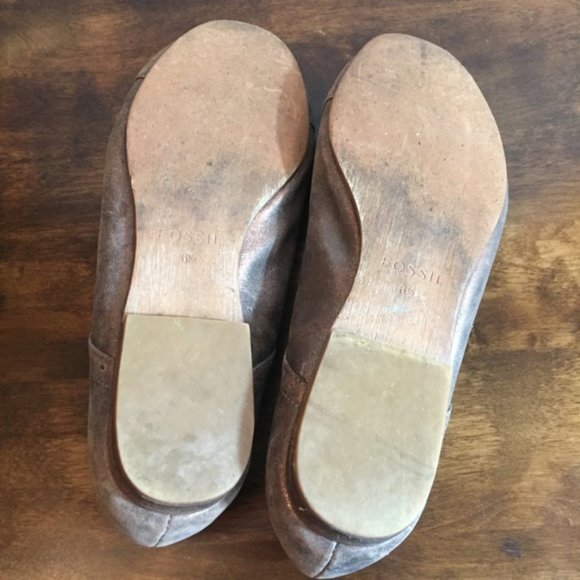 Fossil Flats Lace Up Loafers 6.5 - Picture 2 of 8